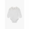 Trotters London Ava White Long Sleeved Body