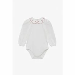 Trotters London Ava White Long Sleeved Body