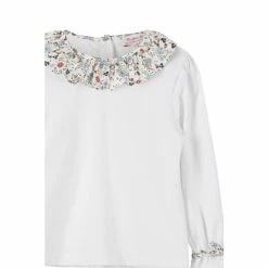 Trotters London Blue Bella Floral Bird Print Jersey Top 2 Trotters London Blue Bella Floral Bird Print Jersey Top -Trotters London store unnamed file 1050