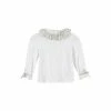 Trotters London Little Ditsy Aubrey White Jersey Top