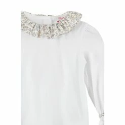 Trotters London Little Ditsy Aubrey White Jersey Top -Trotters London store unnamed file 1054