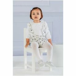 Trotters London Blue Rose Little Blue Arabella Bloomers With Braces