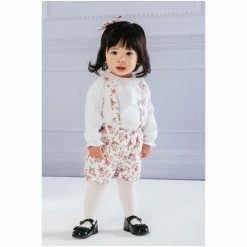 Trotters London Pink Rose Little Arabella Bloomers With Braces