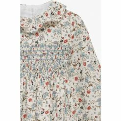 Trotters London Blue Floral Bird Bella Smocked Cotton Dress 3 Trotters London Blue Floral Bird Bella Smocked Cotton Dress -Trotters London store unnamed file 11