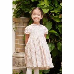 Trotters London Pink Bunny Smocked Cotton Dress -Trotters London store unnamed file 111