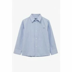 Trotters London Blue Oxford Thomas Cotton Shirt 1 Trotters London Blue Oxford Thomas Cotton Shirt -Trotters London store unnamed file 1124