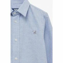 Trotters London Blue Oxford Thomas Cotton Shirt 3 Trotters London Blue Oxford Thomas Cotton Shirt -Trotters London store unnamed file 1126