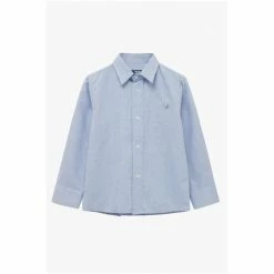 Trotters London Blue Oxford Thomas Cotton Shirt 4 Trotters London Blue Oxford Thomas Cotton Shirt -Trotters London store unnamed file 1127