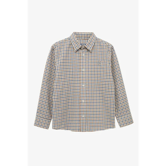 unnamed-file-1137.jpg Trotters London Check Oliver Cotton Brown Shirt -Trotters London store unnamed file 1137