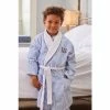 Trotters London Blue Felix Cotton Bathrobe