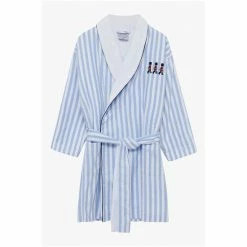 Trotters London Blue Felix Cotton Bathrobe -Trotters London store unnamed file 1159