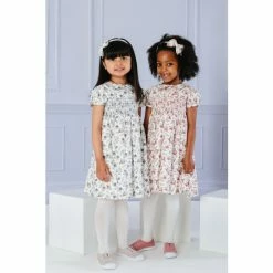 Trotters London Pink Floral Arabella Rose Smocked Dress 3 Trotters London Pink Floral Arabella Rose Smocked Dress -Trotters London store unnamed file 116