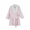 Trotters London Pink Gingham Freya Cotton Bath Robe