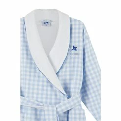 Trotters London Blue Gingham Wilbur Cotton Bath Robe 3 Trotters London Blue Gingham Wilbur Cotton Bath Robe -Trotters London store unnamed file 1167