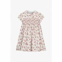 Trotters London Pink Floral Arabella Rose Smocked Dress 4 Trotters London Pink Floral Arabella Rose Smocked Dress -Trotters London store unnamed file 117