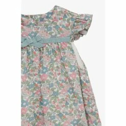 Trotters London Pink Liberty Print Little Betsy Berry Romper 4 Trotters London Pink Liberty Print Little Betsy Berry Romper -Trotters London store unnamed file 1182