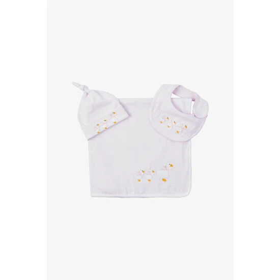 unnamed-file-1219.jpg Trotters London Little Pink Jemima Bib, Hat And Blanket Set -Trotters London store unnamed file 1219