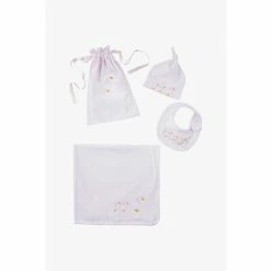 Trotters London Little Pink Jemima Bib, Hat And Blanket Set 2 Trotters London Little Pink Jemima Bib, Hat And Blanket Set -Trotters London store unnamed file 1221