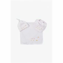 Trotters London Little Pink Jemima Bib, Hat And Blanket Set 3 Trotters London Little Pink Jemima Bib, Hat And Blanket Set -Trotters London store unnamed file 1222