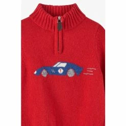 Trotters London Red Sebastian Half Zip Sweater 2 Trotters London Red Sebastian Half Zip Sweater -Trotters London store unnamed file 1245