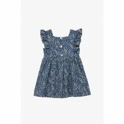 Trotters London Navy Blue Lula Bunny Ruffle Cord Dress 2 Trotters London Navy Blue Lula Bunny Ruffle Cord Dress -Trotters London store unnamed file 133