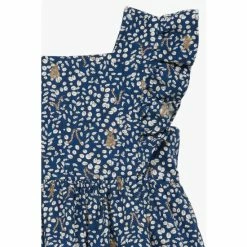 Trotters London Navy Blue Lula Bunny Ruffle Cord Dress 3 Trotters London Navy Blue Lula Bunny Ruffle Cord Dress -Trotters London store unnamed file 134