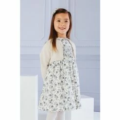 Trotters London Blue Floral Arabella Rose Smocked Dress -Trotters London store unnamed file 155