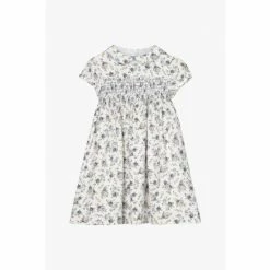 Trotters London Blue Floral Arabella Rose Smocked Dress -Trotters London store unnamed file 157
