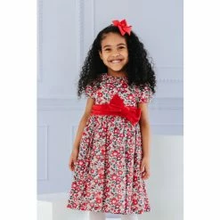 Trotters London Red Betsy Willow Dress -Trotters London store unnamed file 161