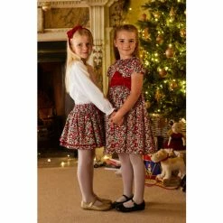 Trotters London Red Betsy Willow Dress -Trotters London store unnamed file 162