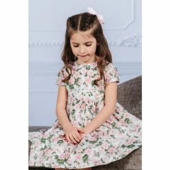 Trotters London Girls Pink Carline Rose Dress -Trotters London store unnamed file 17