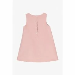 Trotters London Pink Dusty Jemima Cord Cotton Pinafore -Trotters London store unnamed file 179
