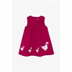 Trotters London Little Deep Pink Jemima Smocked Pinafore 5 Trotters London Little Deep Pink Jemima Smocked Pinafore -Trotters London store unnamed file 187