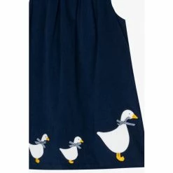 Trotters London Navy Blue Jemima Cord Cotton Pinafore 4 Trotters London Navy Blue Jemima Cord Cotton Pinafore -Trotters London store unnamed file 192
