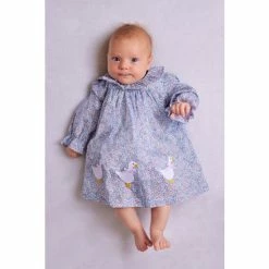 Trotters London Little Purple My First Duck Dress