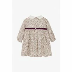 Trotters London Pink Aubrey Bow Cotton Dress -Trotters London store unnamed file 201