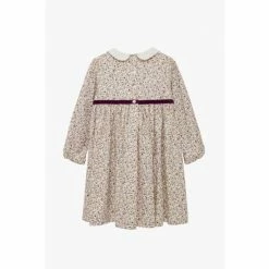 Trotters London Pink Aubrey Bow Cotton Dress -Trotters London store unnamed file 206