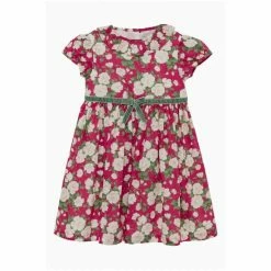 Trotters London Red Liberty Print Carline Rose Cotton Dress -Trotters London store unnamed file 216