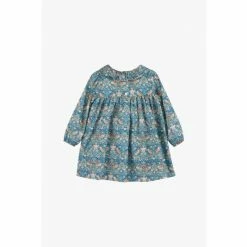 Trotters London Little Green Liberty Strawberry Thief Dress -Trotters London store unnamed file 226