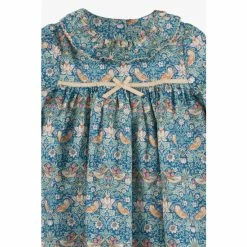 Trotters London Little Green Liberty Strawberry Thief Dress -Trotters London store unnamed file 227