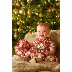 Trotters London Red Little Liberty Print Carline Rose Dress 2 Trotters London Red Little Liberty Print Carline Rose Dress -Trotters London store unnamed file 231