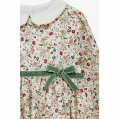 Trotters London Pink Floral Bird Adriana Cotton Dress 3 Trotters London Pink Floral Bird Adriana Cotton Dress -Trotters London store unnamed file 244