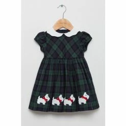 Trotters London Blue Scottie Tartan Dress 2 Trotters London Blue Scottie Tartan Dress -Trotters London store unnamed file 254