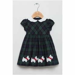 Trotters London Blue Scottie Tartan Dress 5 Trotters London Blue Scottie Tartan Dress -Trotters London store unnamed file 257