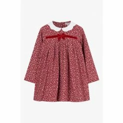 Trotters London store 16 Trotters London Red Berry Louise Floral Print Jersey Dress