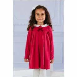 Trotters London Red Berry Anna Petal Collar Dress 3 Trotters London Red Berry Anna Petal Collar Dress -Trotters London store unnamed file 275