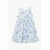 Trotters London Maeva Blue Big Bow Dress