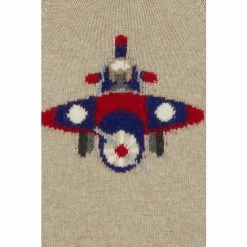 Trotters London Natural Oatmeal Plane Jumper 3 Trotters London Natural Oatmeal Plane Jumper -Trotters London store unnamed file 306