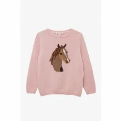 Trotters London Pink Freya Pony Jumper