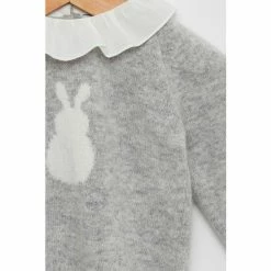 Trotters London Grey Bunny Jumper 2 Trotters London Grey Bunny Jumper -Trotters London store unnamed file 315